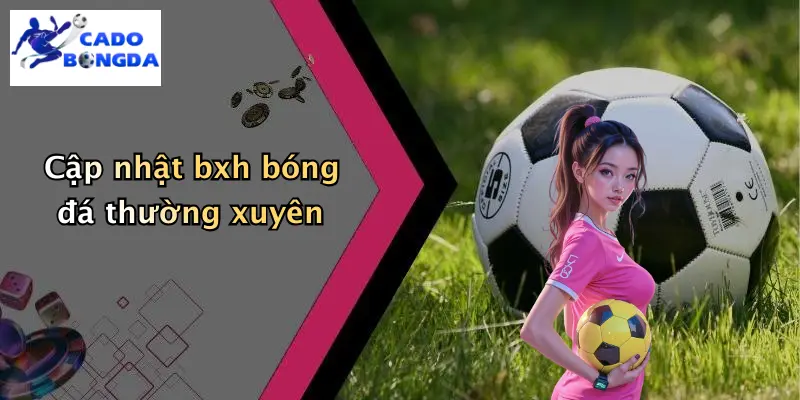 BXH bóng đá 4 Cập nhật bxh bóng đá thường xuyên