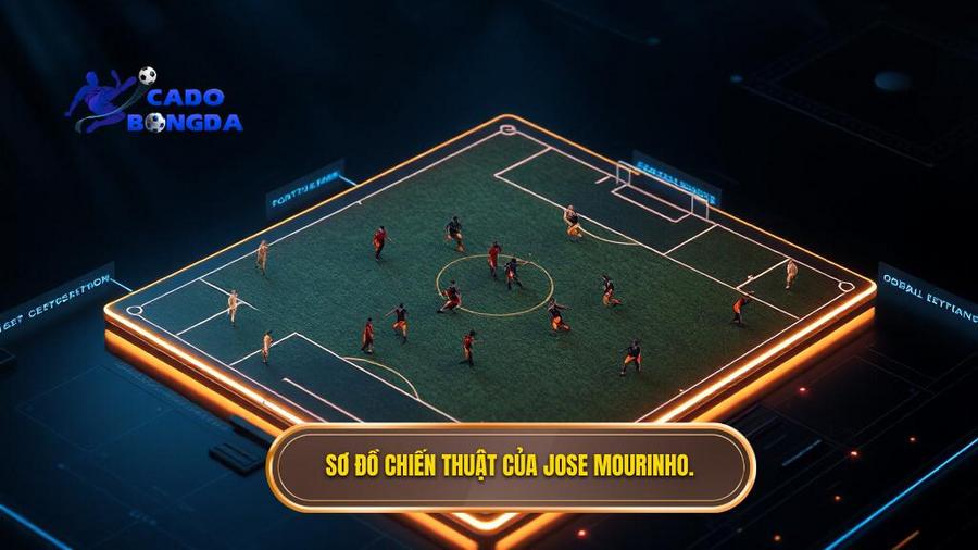 Chiến thuật Jose Mourinho: Bậc Thầy Thực Dụng Và Nghệ Thuật Chiến Thắng Bằng Mọi Giá 2 Sơ đồ chiến thuật của Jose Mourinho.
