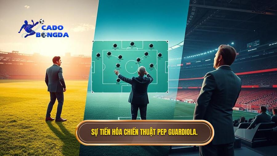 Chiến thuật Pep Guardiola: Cuộc cách mạng định nghĩa lại bóng đá hiện đại 2 Sự tiến hóa chiến thuật Pep Guardiola.