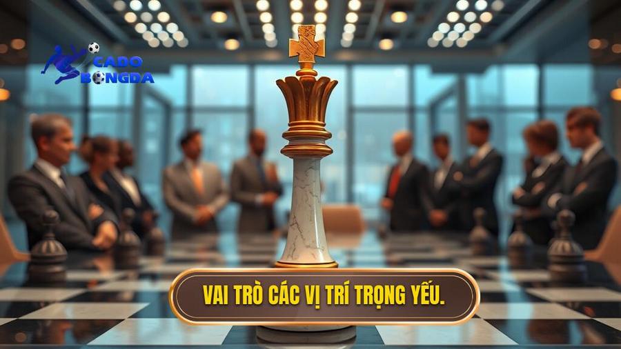 Vai trò các vị trí trọng yếu.