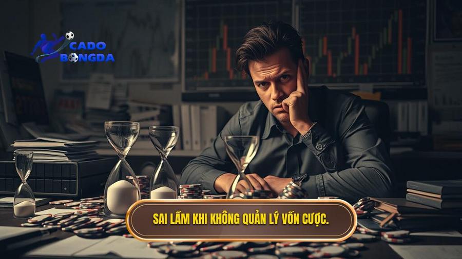 Những sai lầm thường gặp khi cá cược bóng đá: Bài học đắt giá cho mọi cược thủ 2 Không quản lý vốn cược khoa học